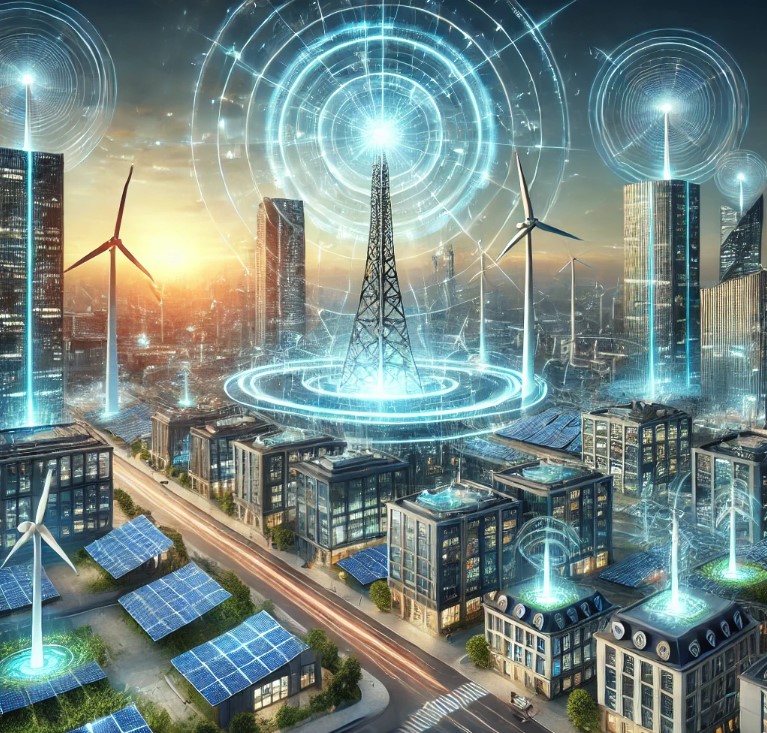 Future cities, utilizing wireless electric power transmission